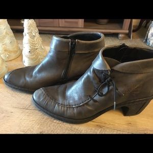 Reiker Leather Booties